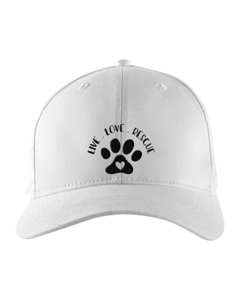 Live Love Rescue Embroidered Animal Print Trucker Hat